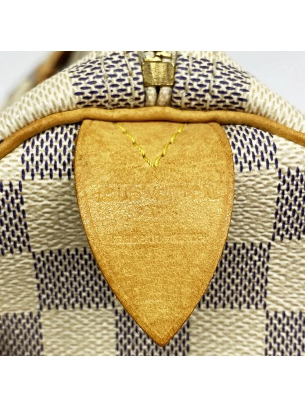 Louis Vuitton Handbag Damier Azur Speedy 30 White
